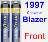 Front Wiper Blade Pack for 1997 Chevrolet Blazer - Assurance