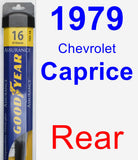 Rear Wiper Blade for 1979 Chevrolet Caprice - Assurance