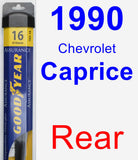 Rear Wiper Blade for 1990 Chevrolet Caprice - Assurance