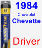 Driver Wiper Blade for 1984 Chevrolet Chevette - Assurance