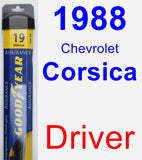 Driver Wiper Blade for 1988 Chevrolet Corsica - Assurance