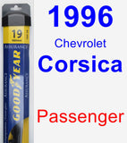 Passenger Wiper Blade for 1996 Chevrolet Corsica - Assurance