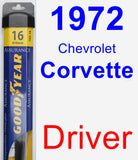 Driver Wiper Blade for 1972 Chevrolet Corvette - Assurance
