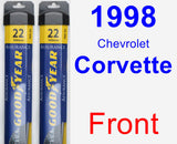 Front Wiper Blade Pack for 1998 Chevrolet Corvette - Assurance