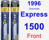 Front Wiper Blade Pack for 1996 Chevrolet Express 1500 - Assurance