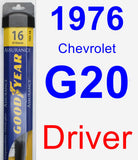 Driver Wiper Blade for 1976 Chevrolet G20 - Assurance