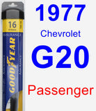 Passenger Wiper Blade for 1977 Chevrolet G20 - Assurance