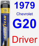 Driver Wiper Blade for 1979 Chevrolet G20 - Assurance