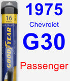 Passenger Wiper Blade for 1975 Chevrolet G30 - Assurance