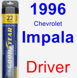 Driver Wiper Blade for 1996 Chevrolet Impala - Assurance