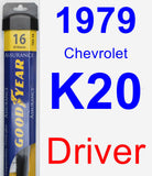 Driver Wiper Blade for 1979 Chevrolet K20 - Assurance