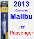 Passenger Wiper Blade for 2013 Chevrolet Malibu - Assurance