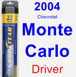 Driver Wiper Blade for 2004 Chevrolet Monte Carlo - Assurance