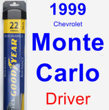 Driver Wiper Blade for 1999 Chevrolet Monte Carlo - Assurance