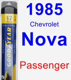 Passenger Wiper Blade for 1985 Chevrolet Nova - Assurance