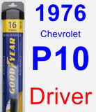 Driver Wiper Blade for 1976 Chevrolet P10 - Assurance