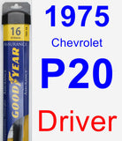 Driver Wiper Blade for 1975 Chevrolet P20 - Assurance