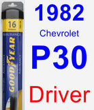 Driver Wiper Blade for 1982 Chevrolet P30 - Assurance