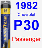 Passenger Wiper Blade for 1982 Chevrolet P30 - Assurance