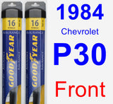 Front Wiper Blade Pack for 1984 Chevrolet P30 - Assurance