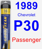 Passenger Wiper Blade for 1989 Chevrolet P30 - Assurance