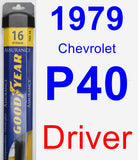 Driver Wiper Blade for 1979 Chevrolet P40 - Assurance