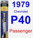 Passenger Wiper Blade for 1979 Chevrolet P40 - Assurance