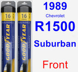 Front Wiper Blade Pack for 1989 Chevrolet R1500 Suburban - Assurance