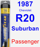 Passenger Wiper Blade for 1987 Chevrolet R20 Suburban - Assurance