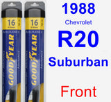 Front Wiper Blade Pack for 1988 Chevrolet R20 Suburban - Assurance