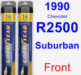 Front Wiper Blade Pack for 1990 Chevrolet R2500 Suburban - Assurance