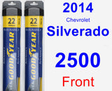 Front Wiper Blade Pack for 2014 Chevrolet Silverado 2500 - Assurance