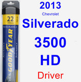 Driver Wiper Blade for 2013 Chevrolet Silverado 3500 HD - Assurance