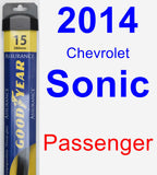 Passenger Wiper Blade for 2014 Chevrolet Sonic - Assurance