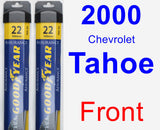 Front Wiper Blade Pack for 2000 Chevrolet Tahoe - Assurance