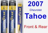 Front & Rear Wiper Blade Pack for 2007 Chevrolet Tahoe - Assurance