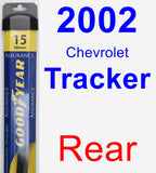 Rear Wiper Blade for 2002 Chevrolet Tracker - Assurance