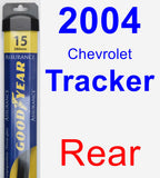 Rear Wiper Blade for 2004 Chevrolet Tracker - Assurance