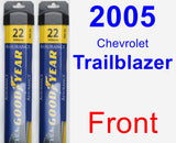 Front Wiper Blade Pack for 2005 Chevrolet Trailblazer - Assurance