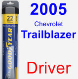 Driver Wiper Blade for 2005 Chevrolet Trailblazer - Assurance