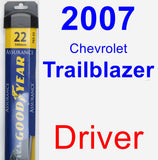 Driver Wiper Blade for 2007 Chevrolet Trailblazer - Assurance