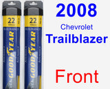Front Wiper Blade Pack for 2008 Chevrolet Trailblazer - Assurance