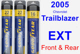 Front & Rear Wiper Blade Pack for 2005 Chevrolet Trailblazer EXT - Assurance