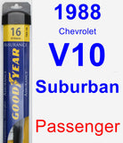 Passenger Wiper Blade for 1988 Chevrolet V10 Suburban - Assurance