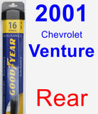 Rear Wiper Blade for 2001 Chevrolet Venture - Assurance