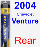 Rear Wiper Blade for 2004 Chevrolet Venture - Assurance