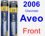 Front Wiper Blade Pack for 2006 Chevrolet Aveo - Assurance