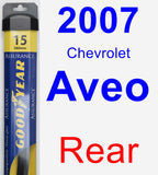 Rear Wiper Blade for 2007 Chevrolet Aveo - Assurance