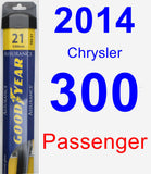 Passenger Wiper Blade for 2014 Chrysler 300 - Assurance