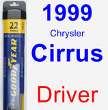 Driver Wiper Blade for 1999 Chrysler Cirrus - Assurance